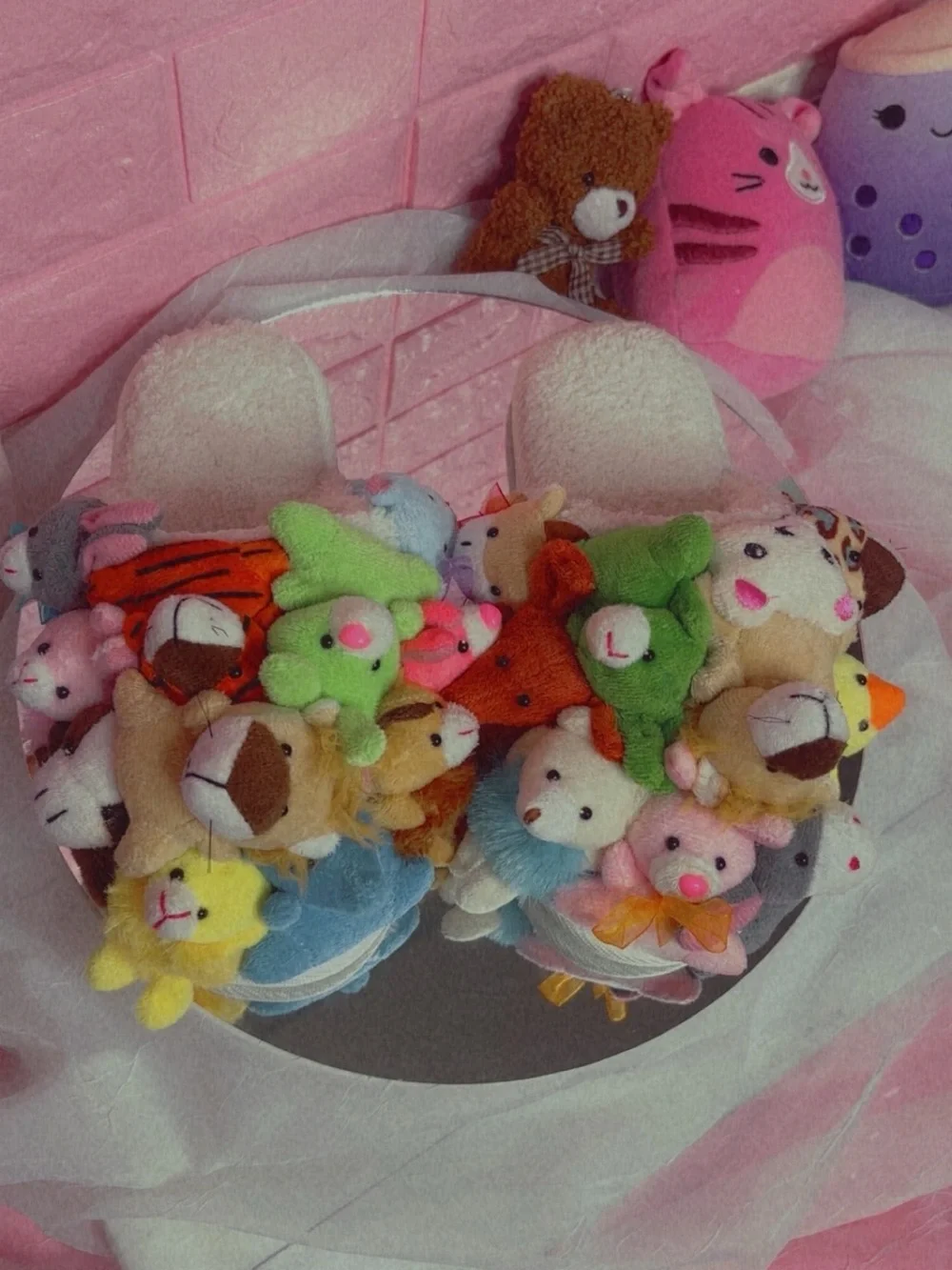 Cute Plushies Stuffed Animal Kids Slippers